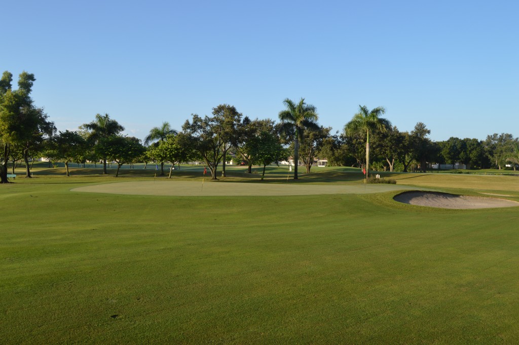 Village Golf Club short-game practice green and bunker