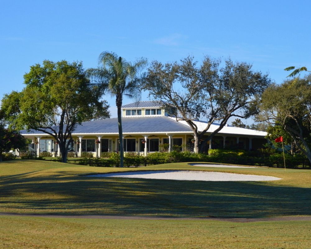 Village Golf Club's Key West style clubhouse